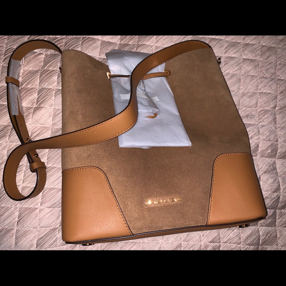 Michael Kors suede crossbody